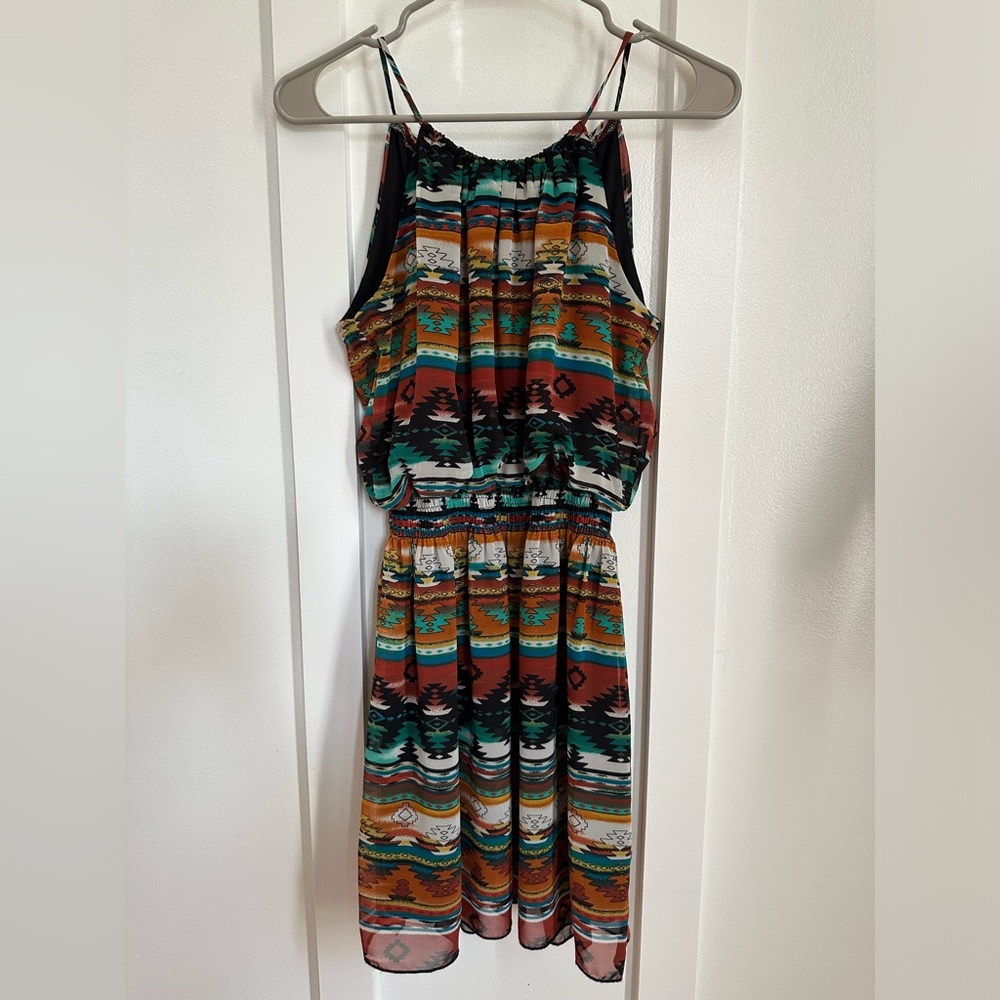 Sweet Storm southwestern pattern dress, size Medium